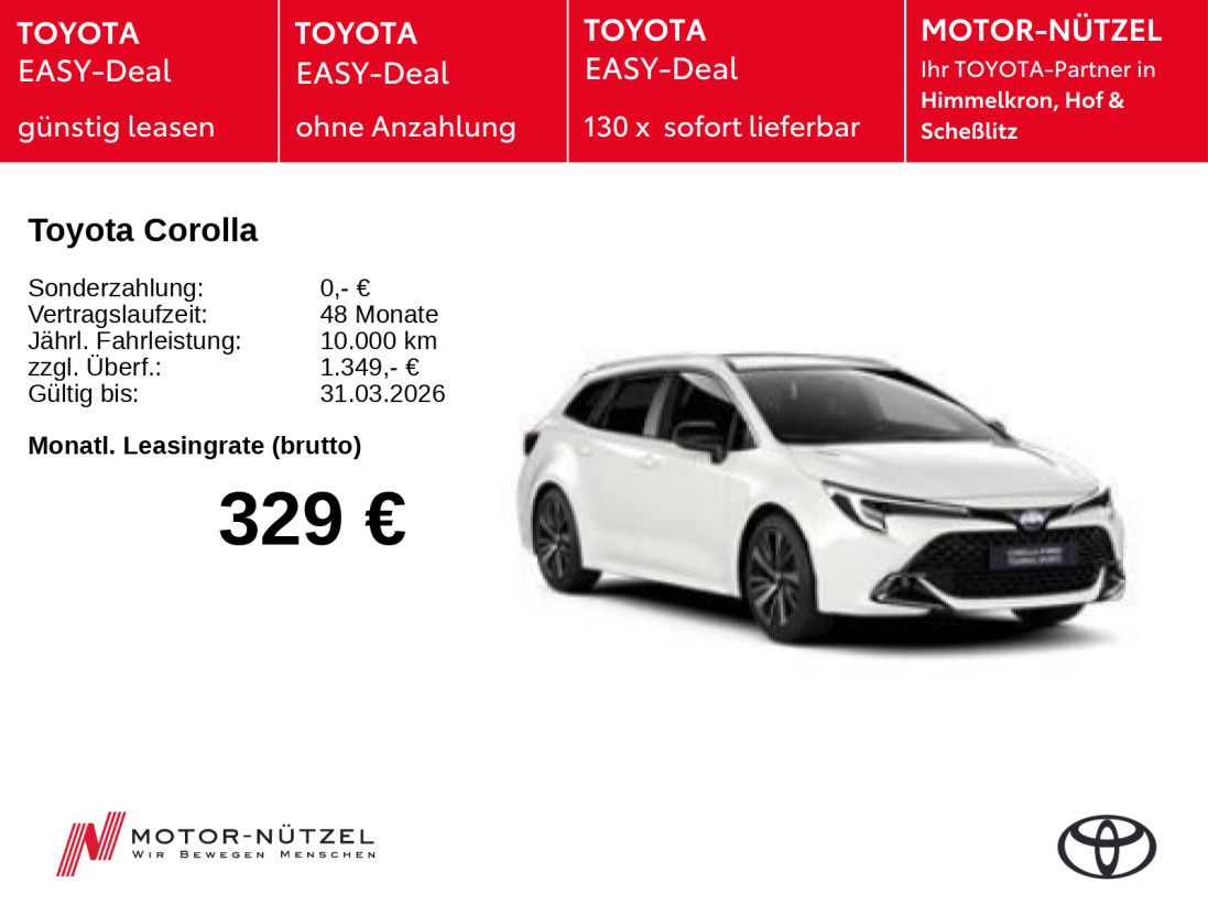 Toyota Corolla TS Teamplayer inkl. Winterkompletträder