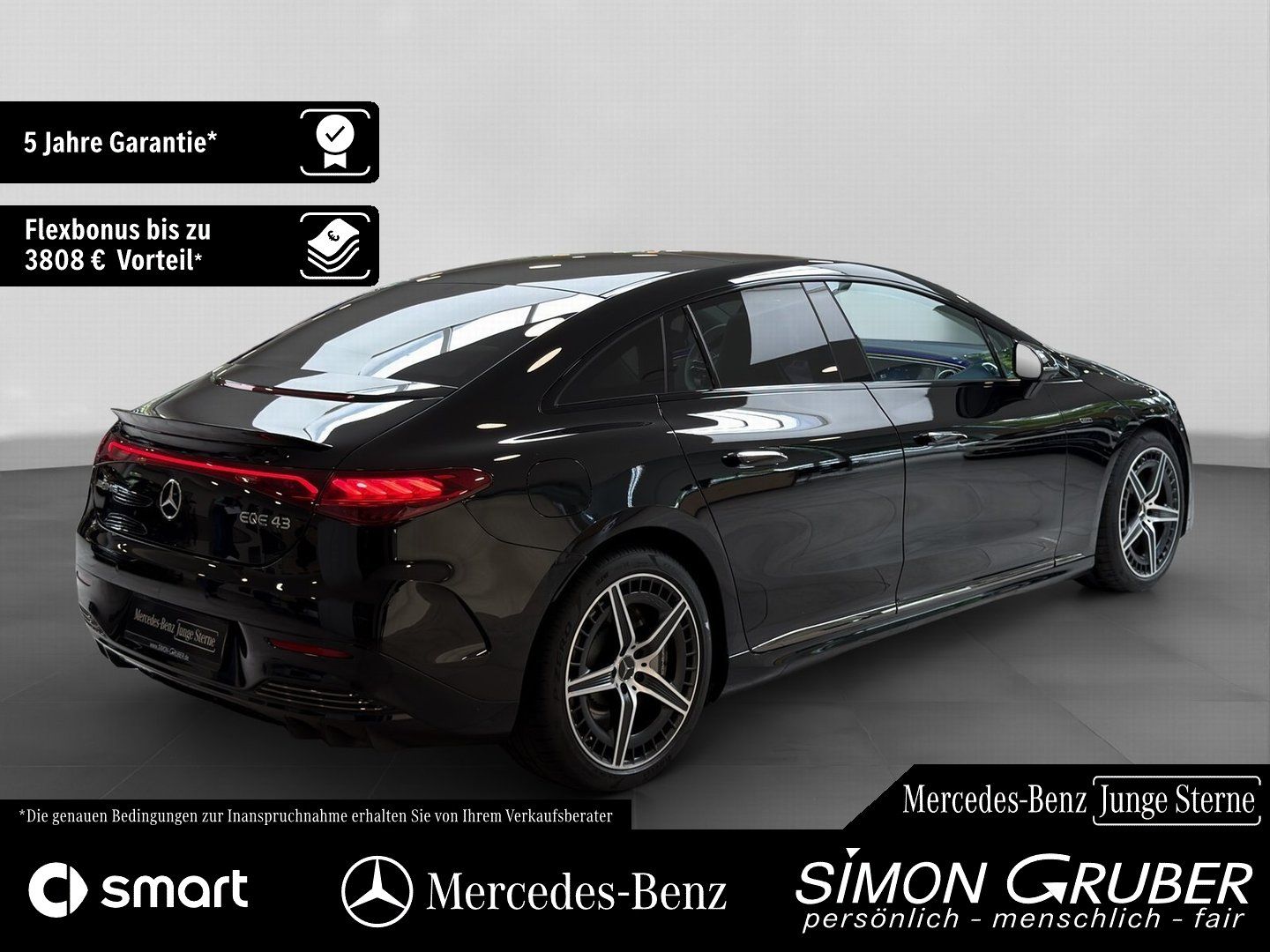 Fahrzeugabbildung Mercedes-Benz EQE 43 4M AMG Massage Sitzklima Pano AHK Mod 25