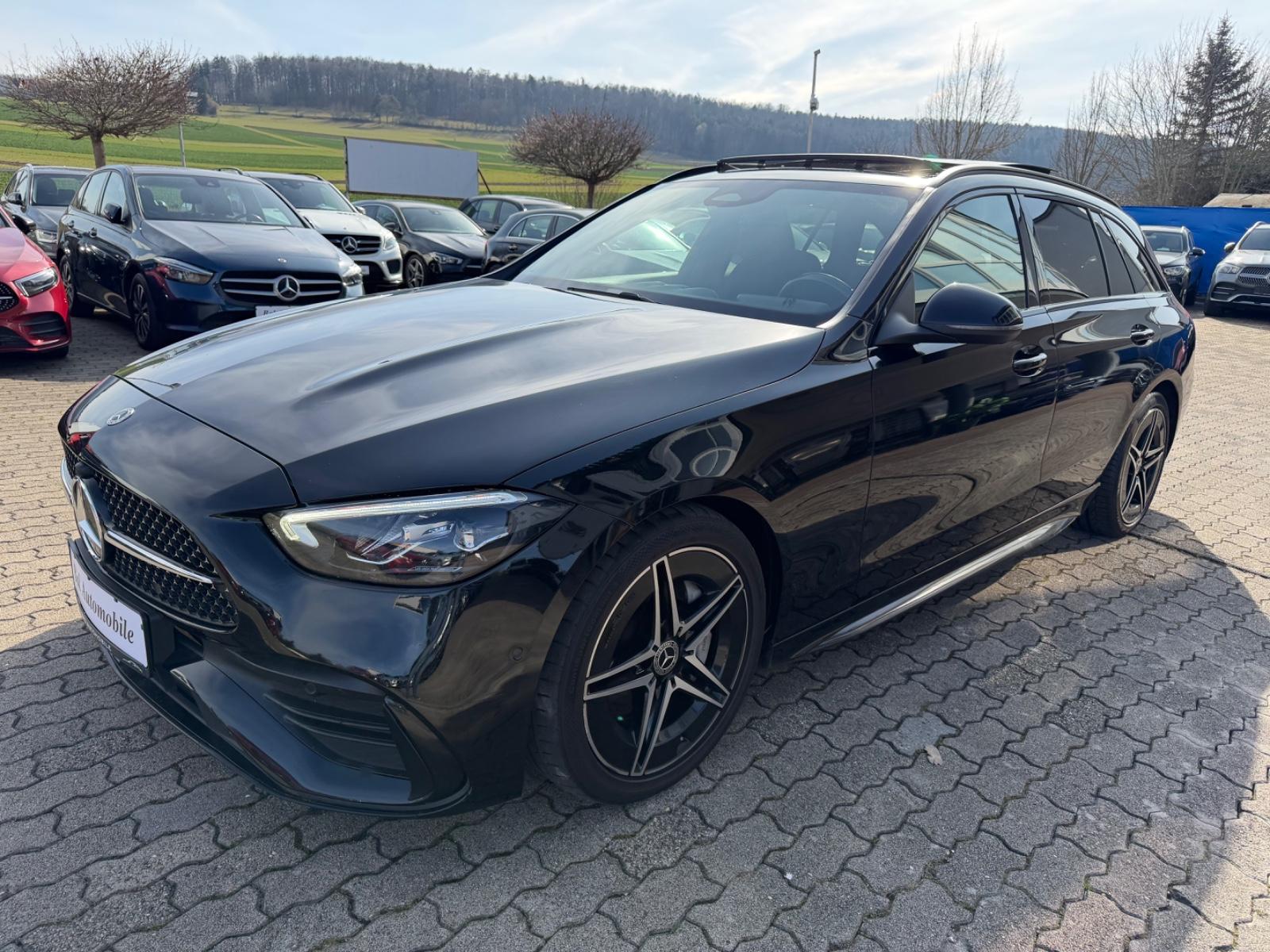 Mercedes-Benz C 200 T d AMG LINE PANO LED AMBI KAM LEDER NAVI