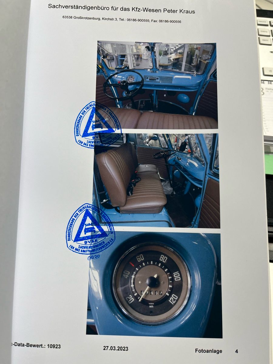 VW T1 Bulli Kombi 9 Sitzer Neu "Made in Germany"