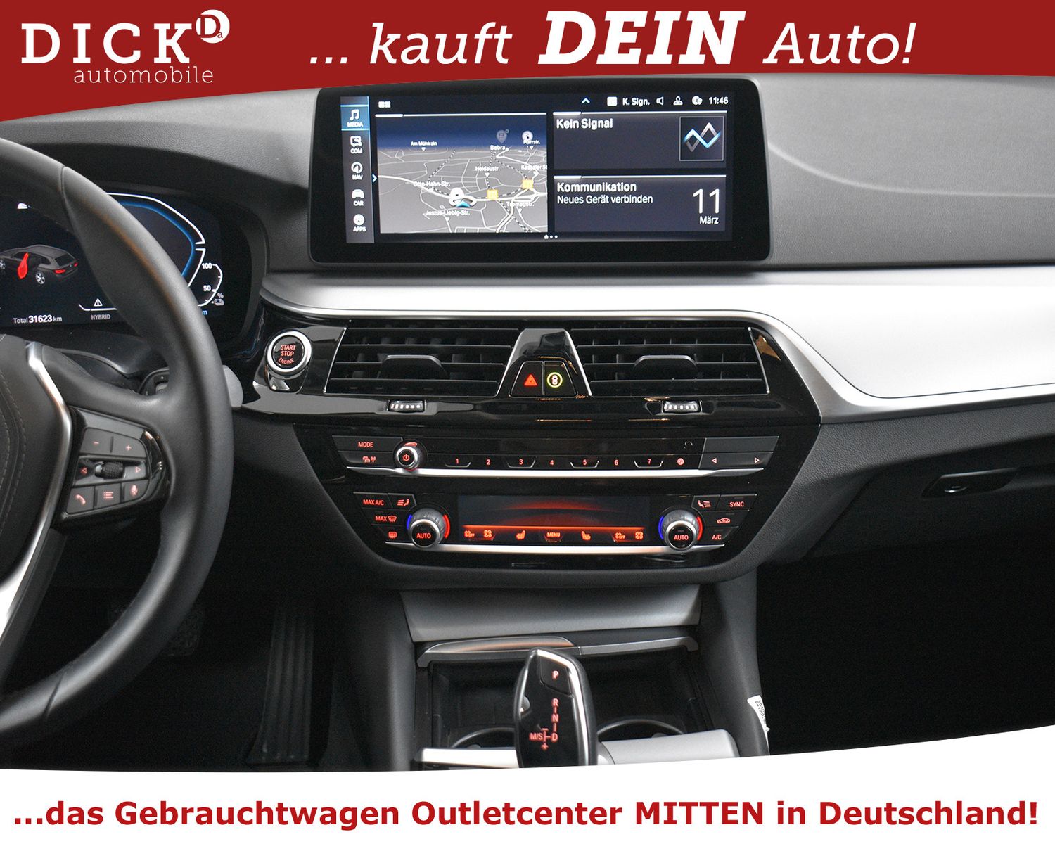 BMW 530e T Aut. PANO+VIRTU+KAMER+PROF+LEDER+SHZ+M18" - Image 12