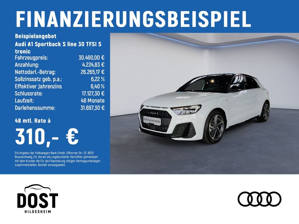 A1 Sportback S line 30 TFSI S tronic LED+KAMERA