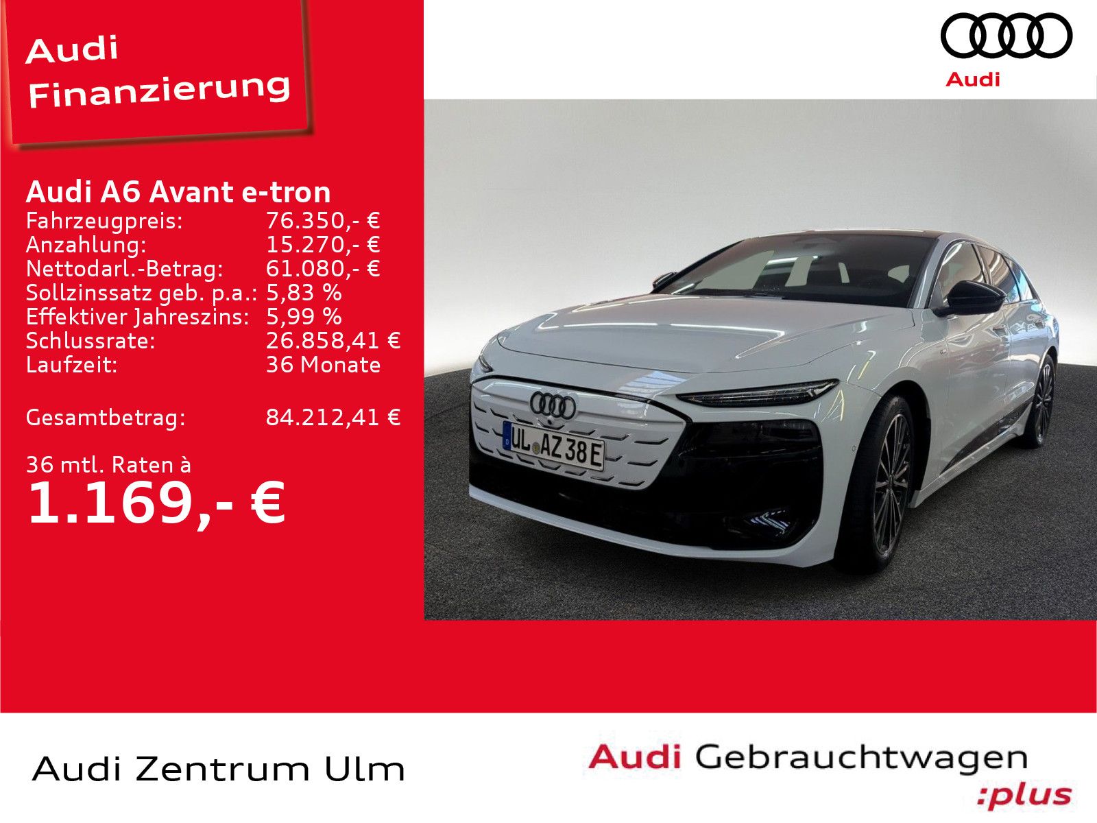 Audi A6 Avant e-tron qu S-LINE AHK HuD PANO TECH PRO foto 3