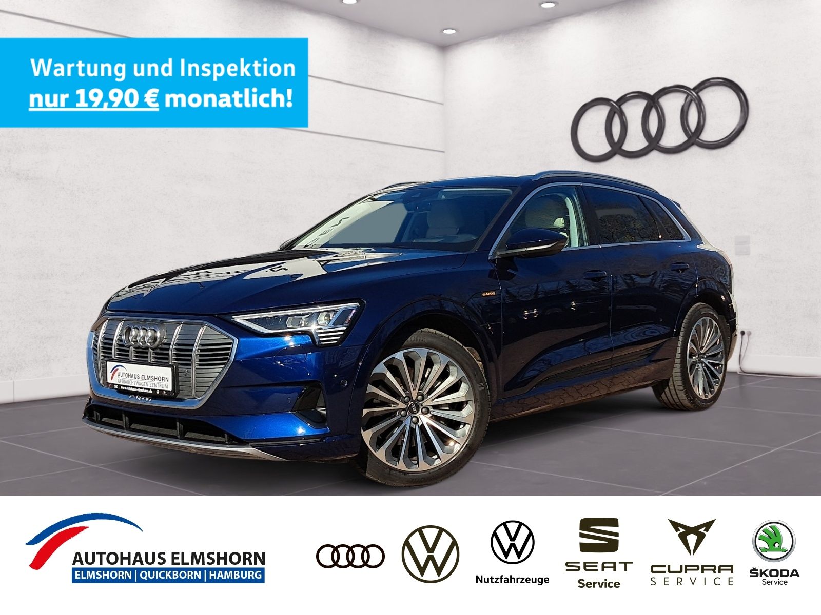 Audi e-tron advanced 55 quattro PANO AHK HEAD KAM MAT