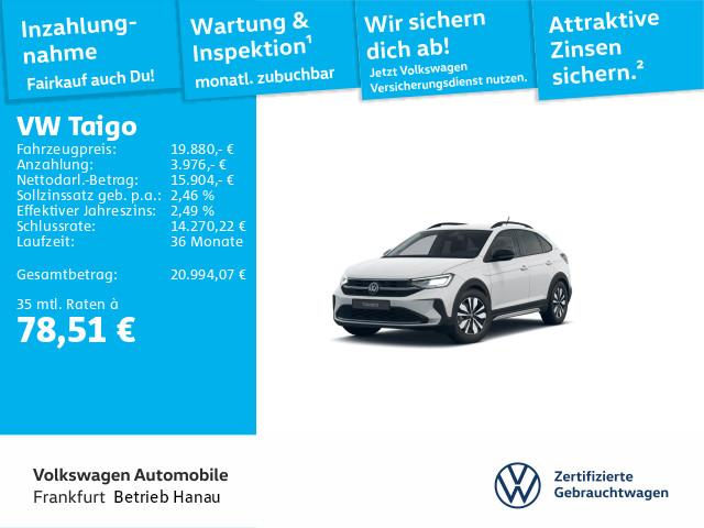 Volkswagen Taigo Life GOAL 1.0 TSI  5-Gang LED NAVI APP