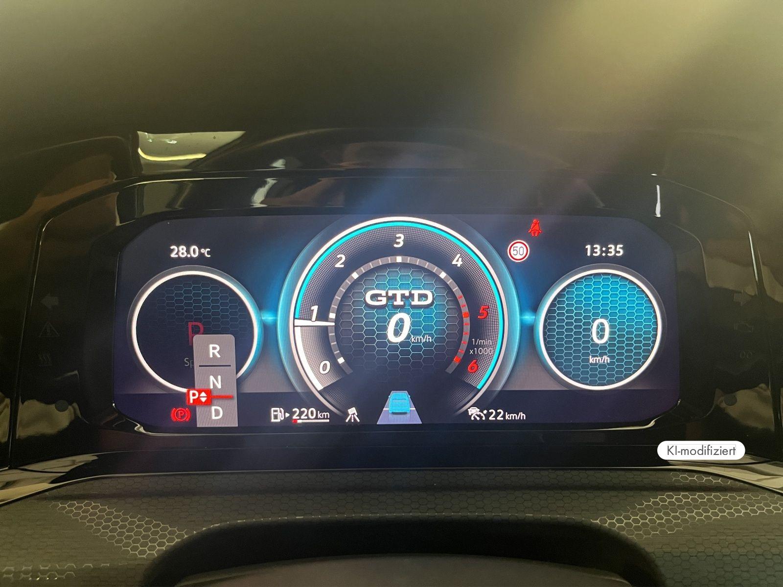 Volkswagen Golf VIII GTD 2,0 TDI DSG, Navi, Sitzh., IQLight, миниатюра 10