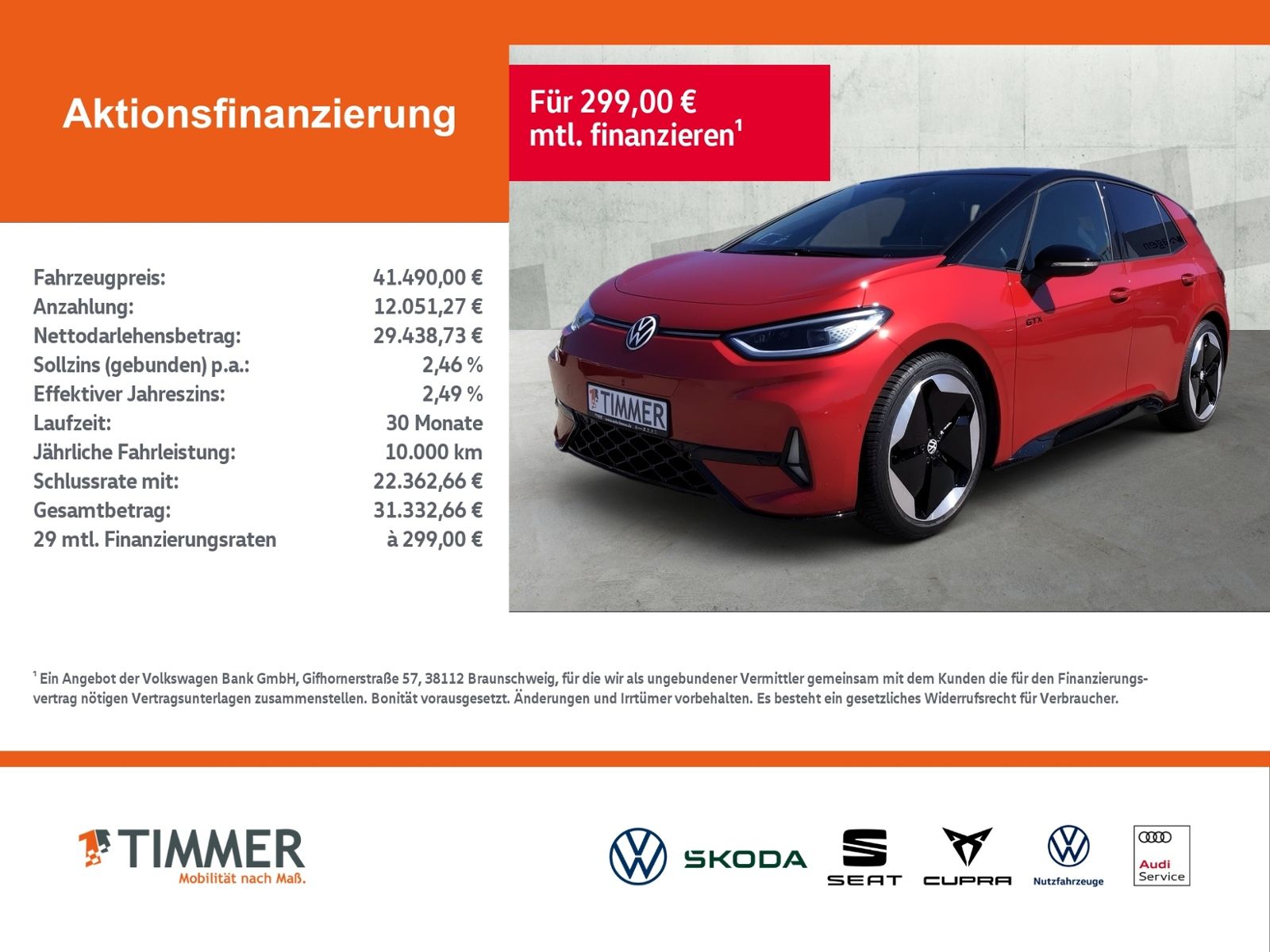Volkswagen ID.3 GTX 84 kWh +WÄPU +H&K +360° +IQ.LIGHT +ACC imagem 2