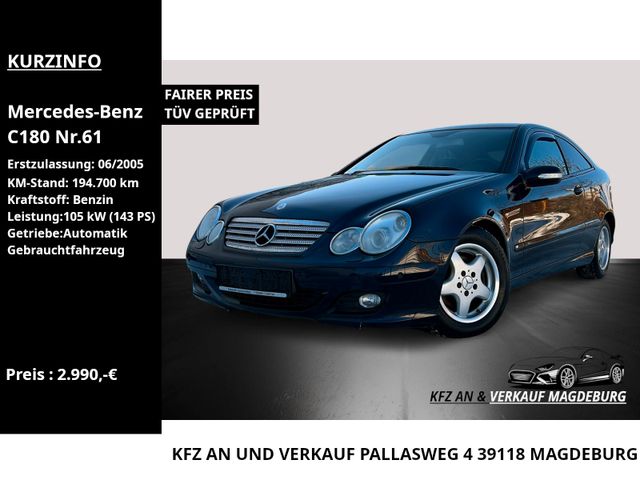 Mercedes-Benz C 180 C -Klasse Sportcoupe C 180 Kompressor /K61