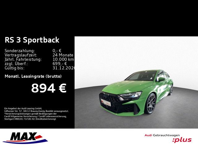 RS3 Sportback SCHALENSITZE 280KM/H +HUD+SONOS+MA