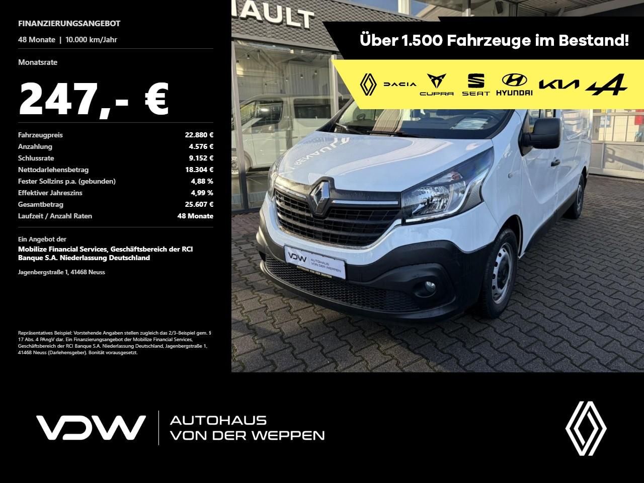 Renault Trafic Kasten L1H1 3,0t Komfort AUTOMATIK!