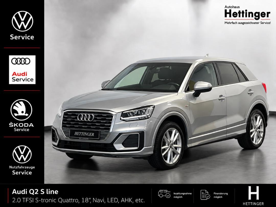 Audi Q2 S line 2.0 TFSI S-tronic Quattro, 18",Navi,LE