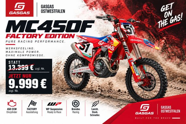 Gasgas MC 450F FACTORY EDITION *SONDERAKTION