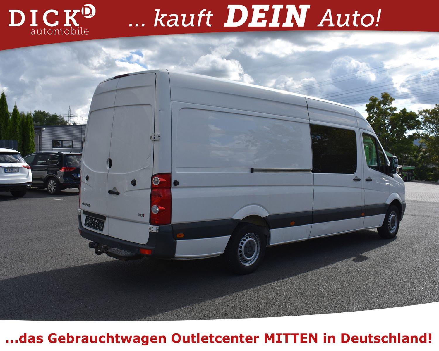 VW Crafter 2.0d 35 Lang L4H3 MIXTO 6S+KLIMA+PDC+AHK - Image 3