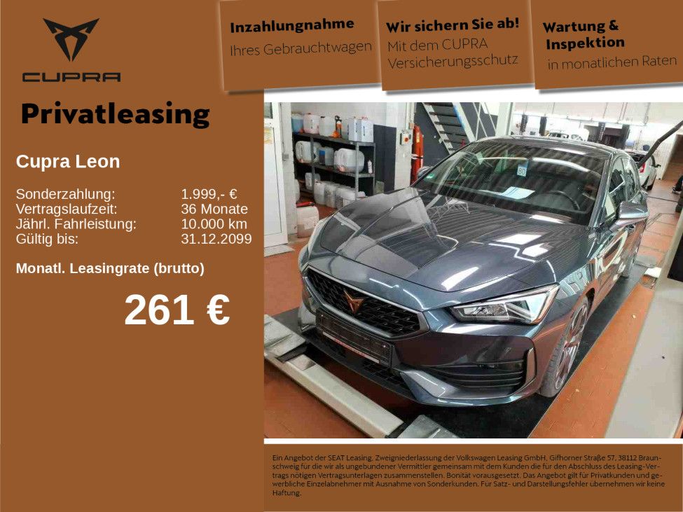 Cupra Leon VZ eHybrid  LED NAV KAM PDC SHZ APP DAB+