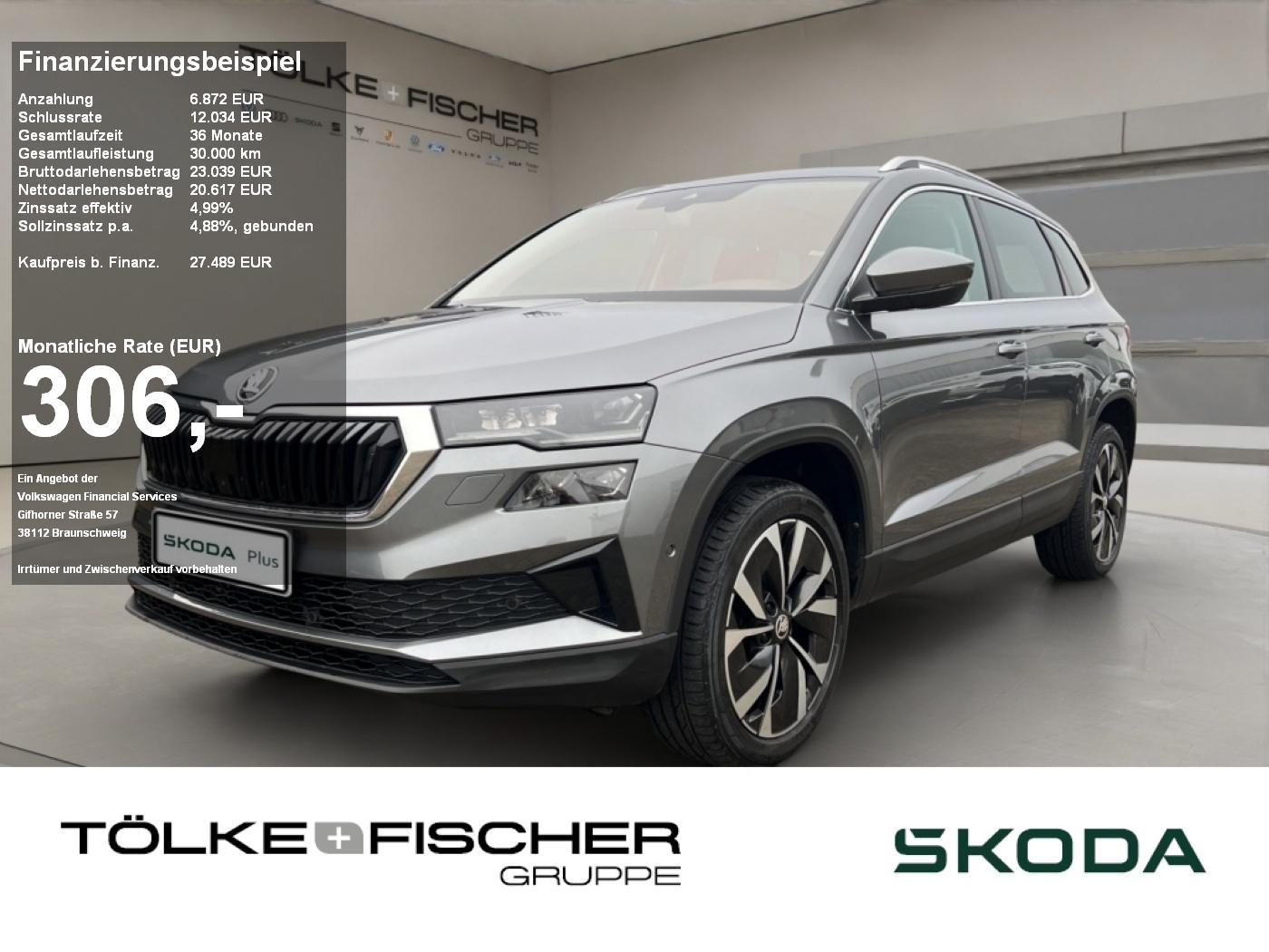 Skoda Karoq 1.5 TSI DSG Style ACC Pano AHK Navi PDC RF