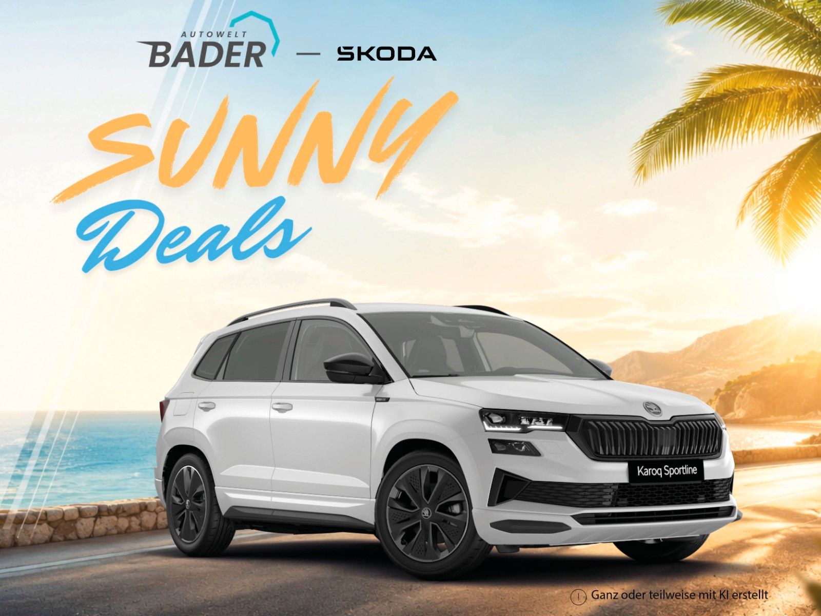 Skoda Karoq Sportl. 4x4 "Sunny Deals" AUTOWELT-BADER!