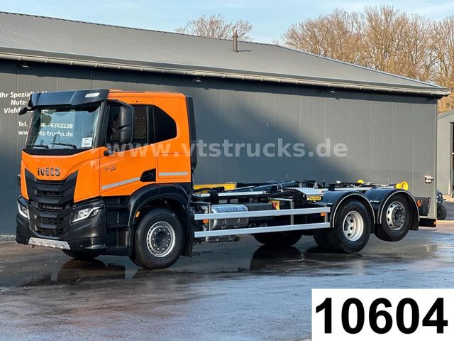 Iveco X-Way 480 6x2 Palfinger Abroller Lenk/Lift *NEU*