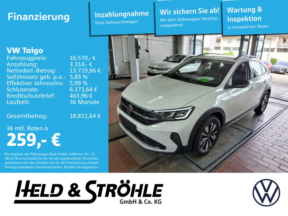 Volkswagen Taigo GOAL 1.0 TSI LED PDC SHZ APP-CONNECT ACC