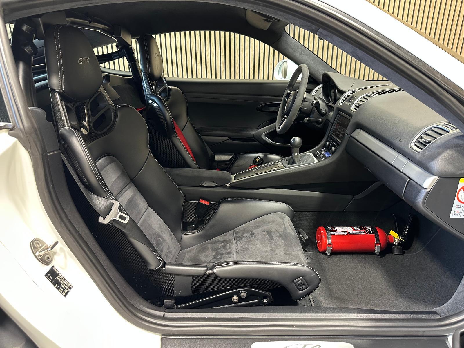PORSCHE CAYMAN 3.8 GT4 CLUBSPORT  | 385 ch | BVM | ÉCHAPPEMENT SPORT | SIEGE BAQUET
