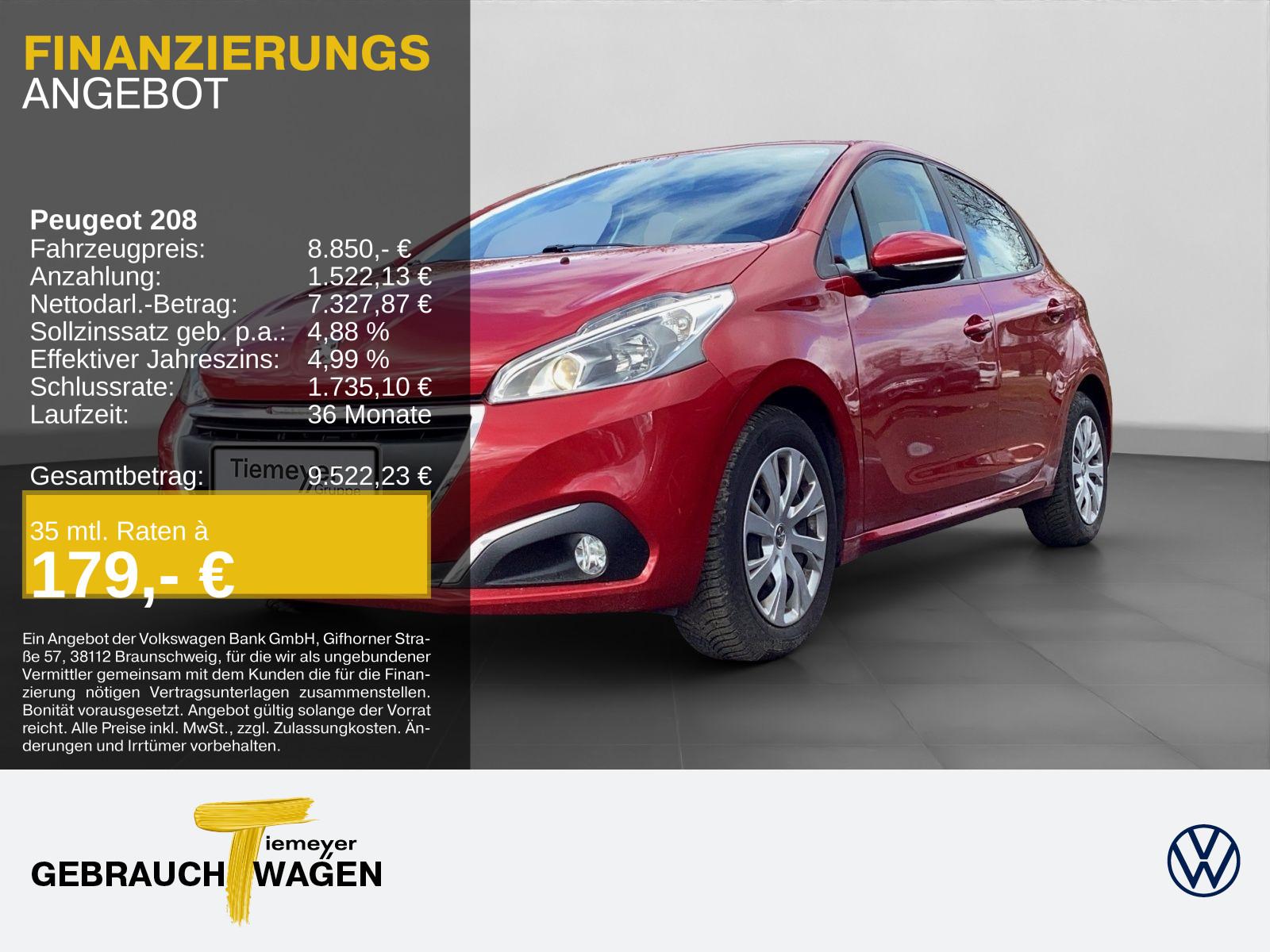 Peugeot 208 1.2 12V ACTIVE GJR SITZHZG