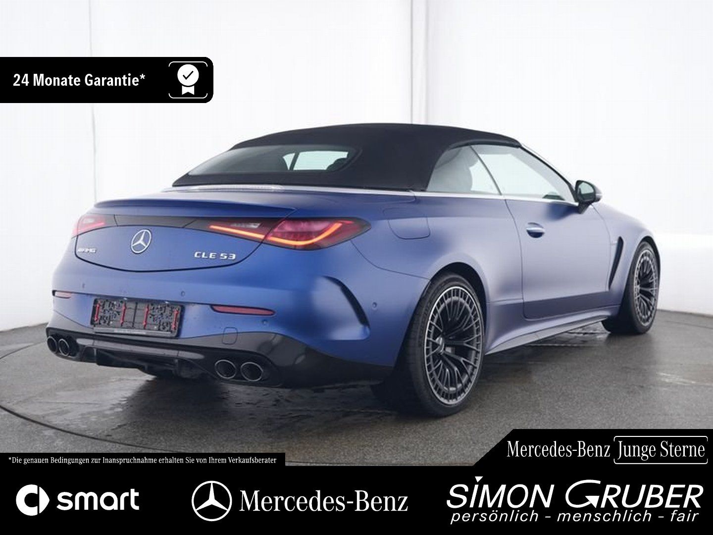 Fahrzeugabbildung Mercedes-Benz CLE 53 4M+ Cabrio AMG Night Nappa magno 20 Zoll