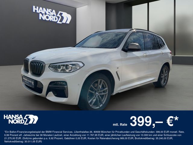 BMW X3 M40d LASER NAV HUD PANO MEMORY KAMERA 20" AHK