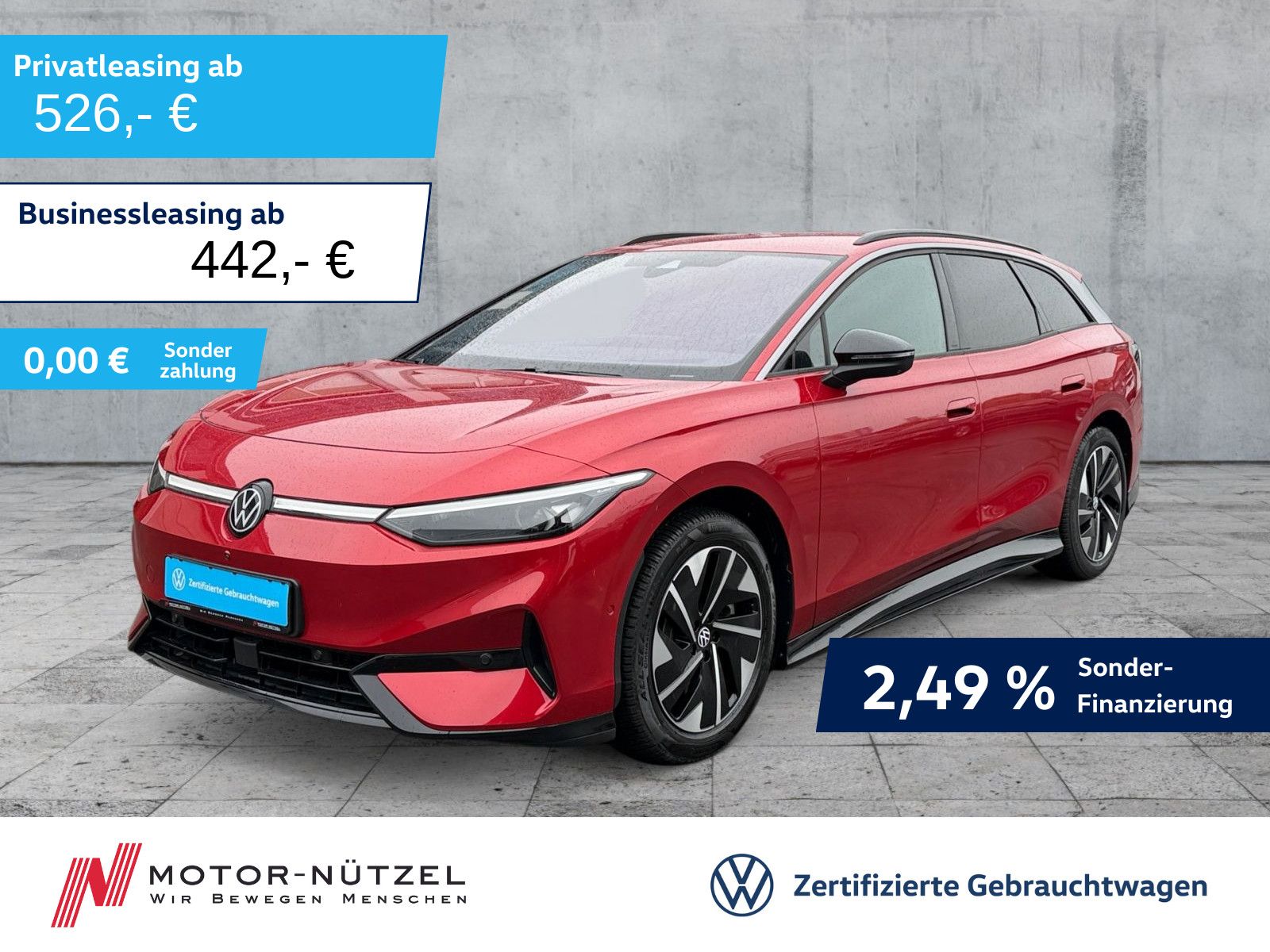 Volkswagen ID.7 Tourer PRO MATRIX+NAV+AHK+ACC+WäPu+HuD+360°