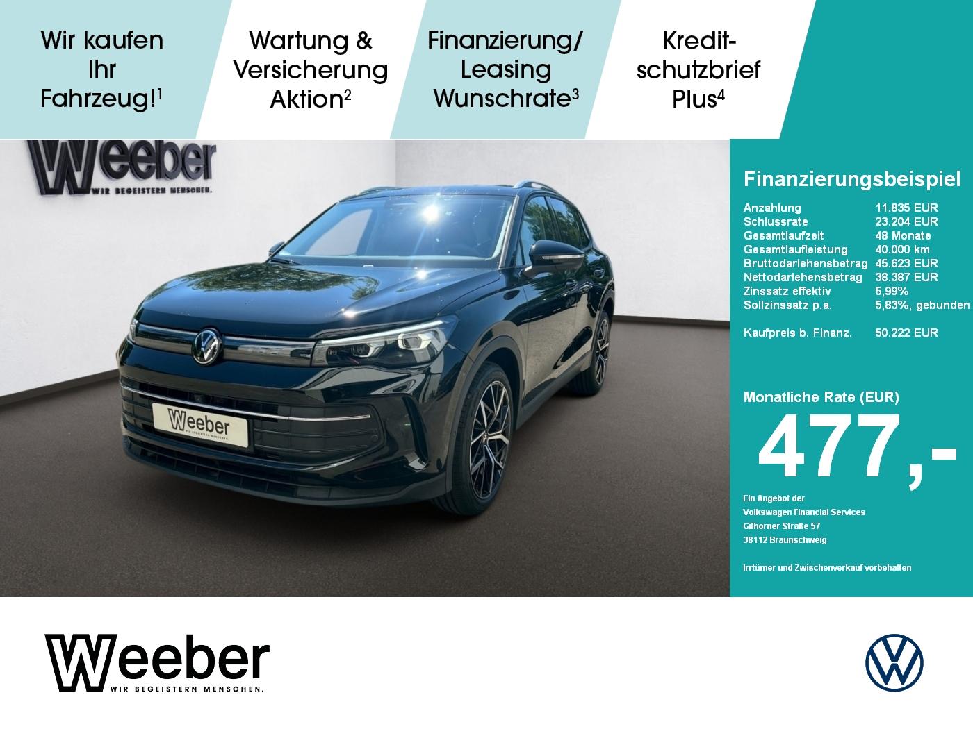 Volkswagen Tiguan 1.5 l eTSI DSG GOAL Panodach Navi LED
