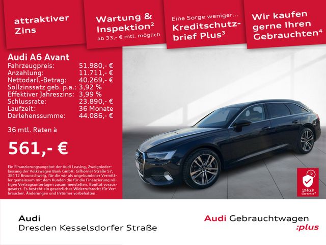 Audi A6 Avant 40 TDI Q. sport Pano AHZV LED Navi DAB