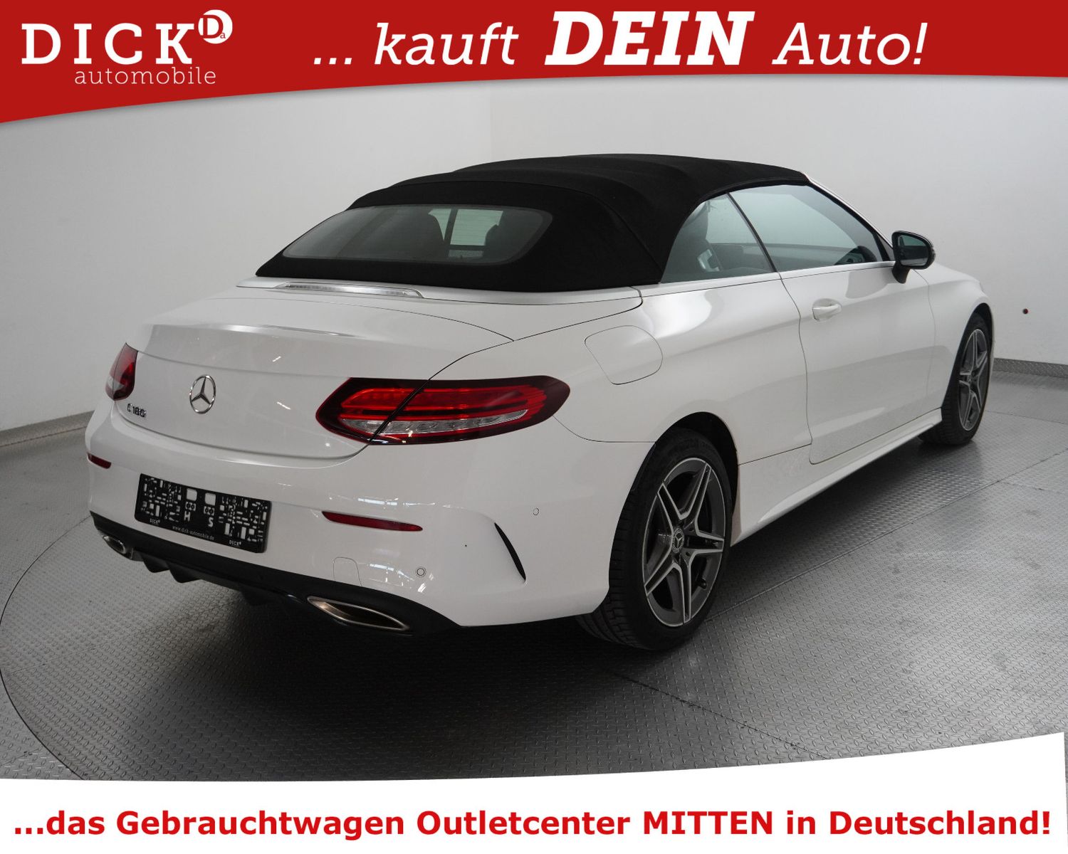 Fahrzeugabbildung Mercedes-Benz C 180 Cabrio 9G 2X AMG AIRSC+KAM+LED+ACC+NAV+SHZ