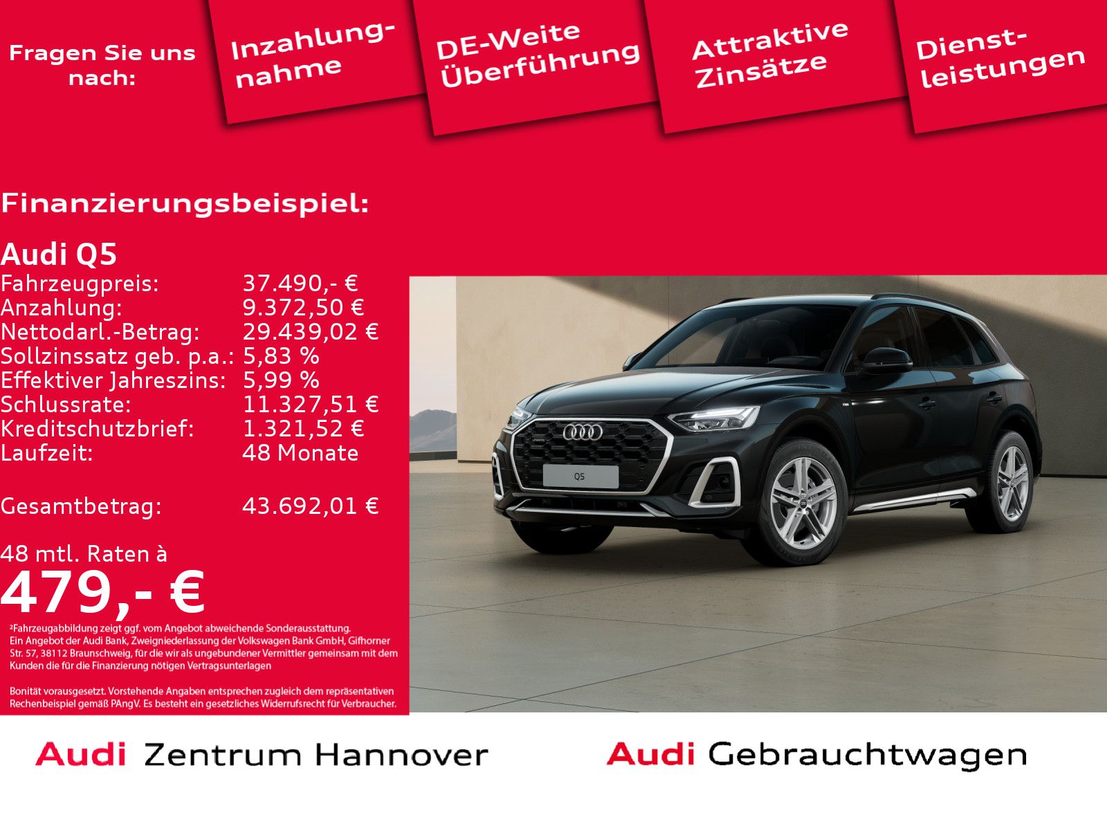 Audi Q5 S line 40 TDI quattro Kamera AHK Navi LED DAB