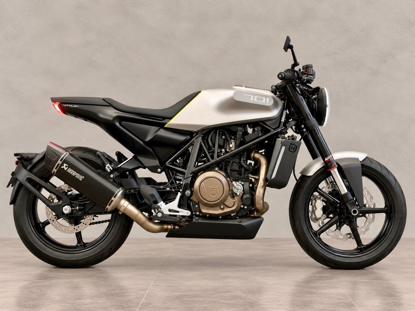 Husqvarna Vitpilen 701 | AKRAPOVIC | 1. Hand SM