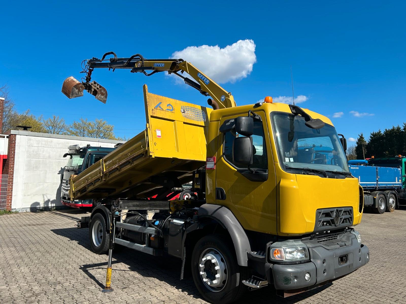 Renault D14 220 3Skipper + Effer 65 2S Kran