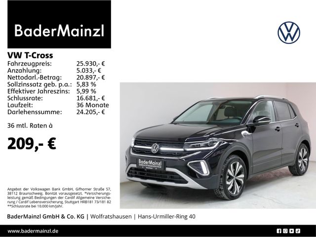 Volkswagen T-Cross 1.0 TSI Style Kam. ACC SHZ Matrix