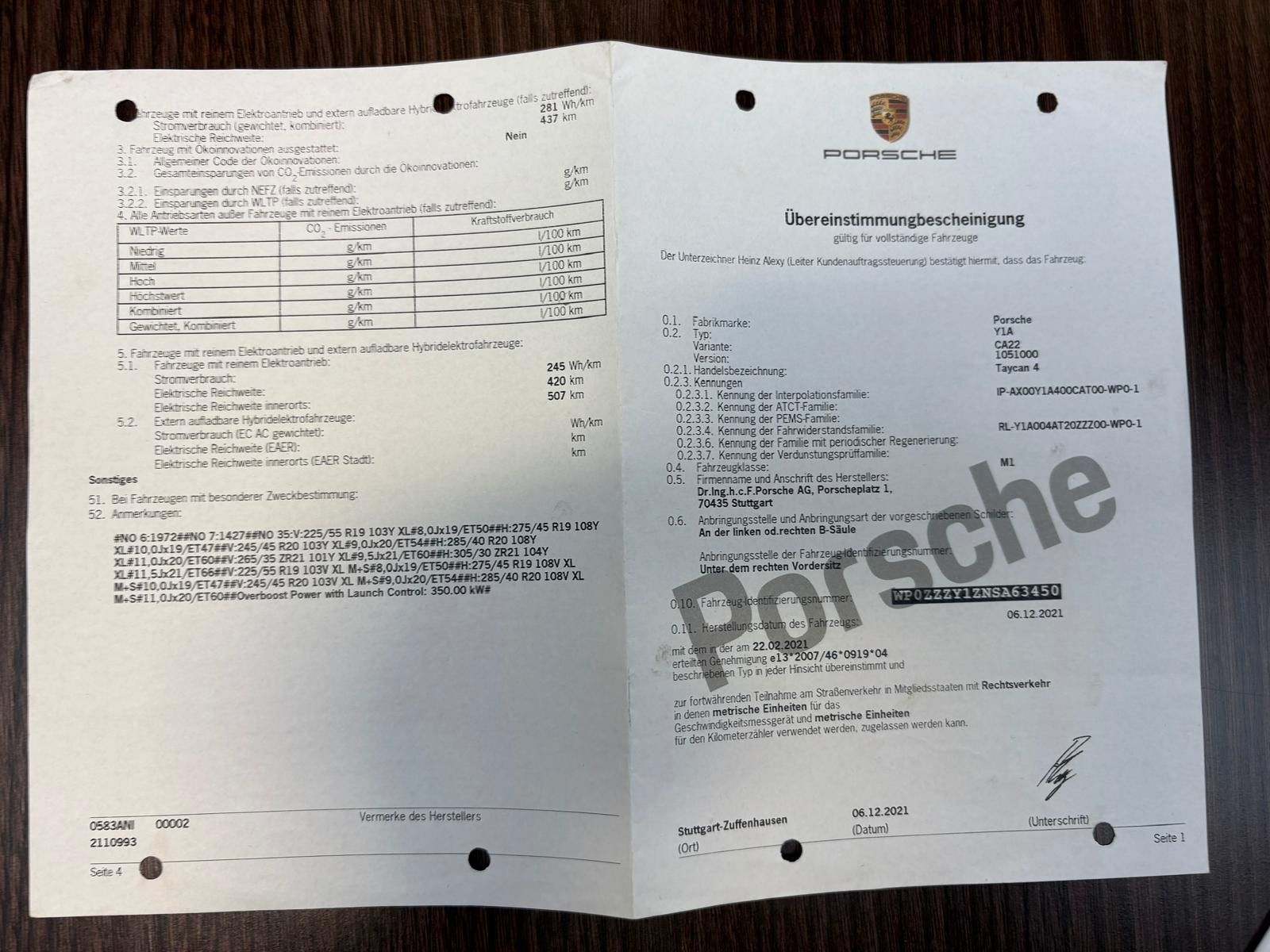 Fahrzeugabbildung Porsche Taycan Cross Turismo 4 performance 93 kwh