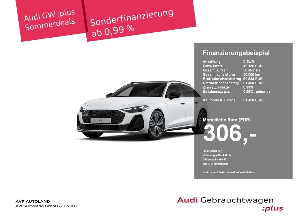 Audi A5 Avant TFSI quattro S tronic S line | PANO |
