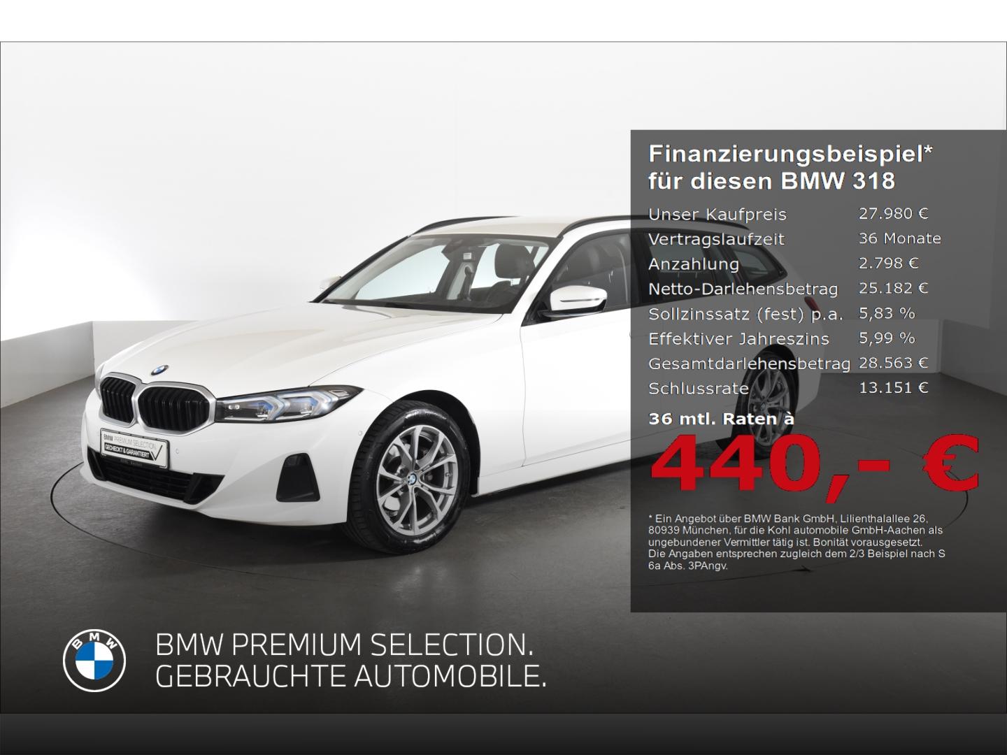 BMW 318 d Touring M Hochglanz Shadow Line Sitzheizun