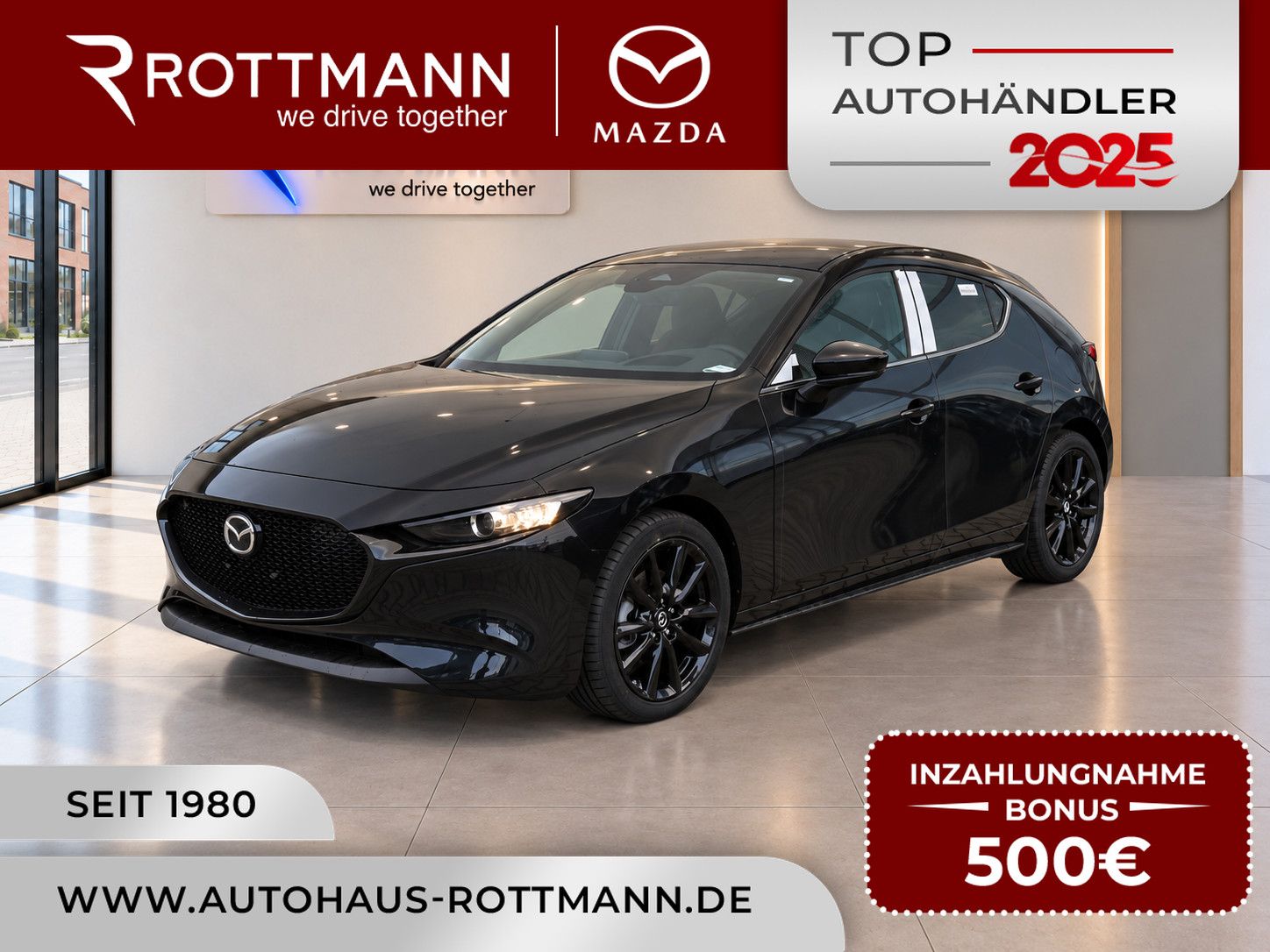 Mazda 3 SoMo e-SKYACTIV-G 2.5 140ps Aut. NAGISA