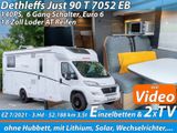 Dethleffs Just 90 T 7052 EB OHNE Hubbett MIT 2xTV, Autark