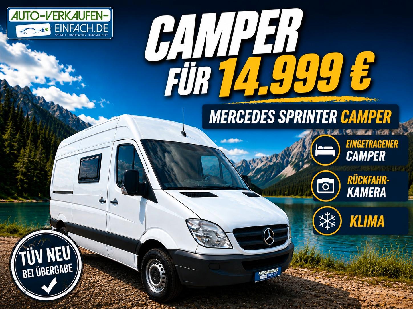 Mercedes-Benz Sprinter 313 CDI, L2H2, Camper-Umbau,RFK,Klima