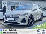 Audi e-tron 55 Quattro S-Line AHK+LUFTFEDERUNG+HEAD-U - mit Elektro-Antrieb: Beige