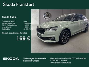Skoda Fabia Monte Carlo 1,0 TSI DSG Fahrassistenz/ Win