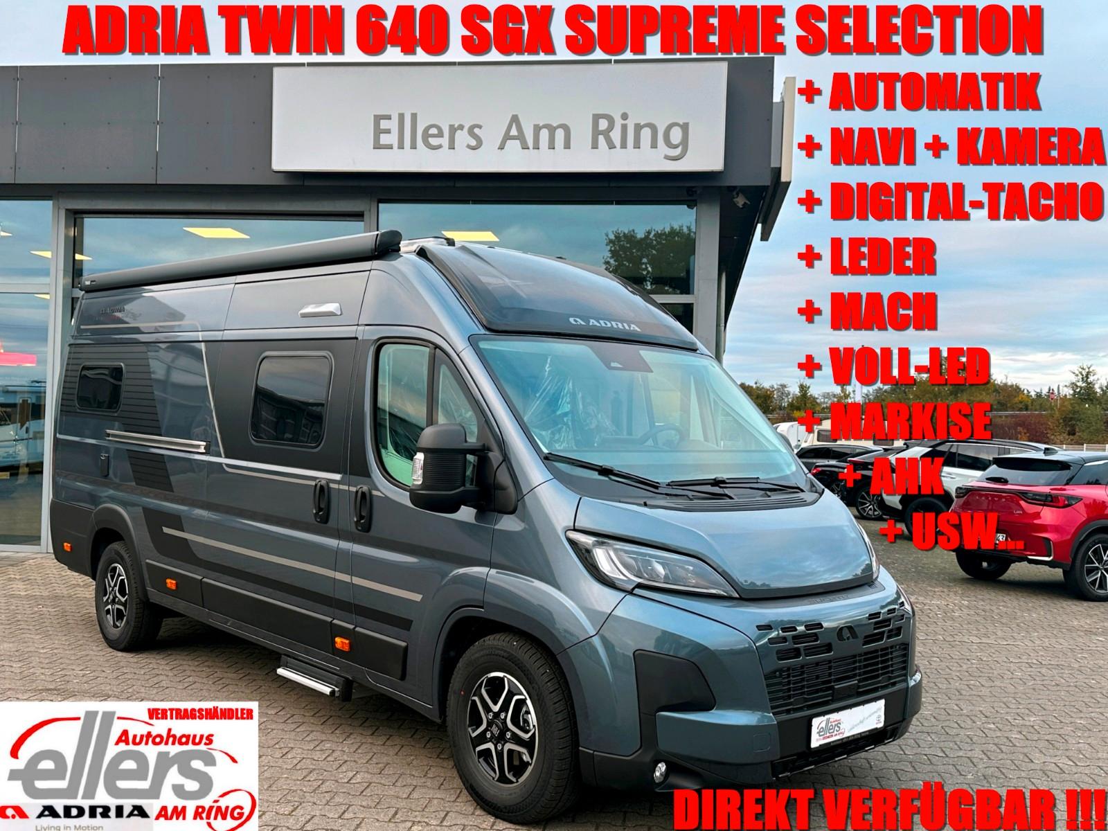 Adria TWIN SUPREME SELECTION 640 SGX  LEDER NAVI AHK