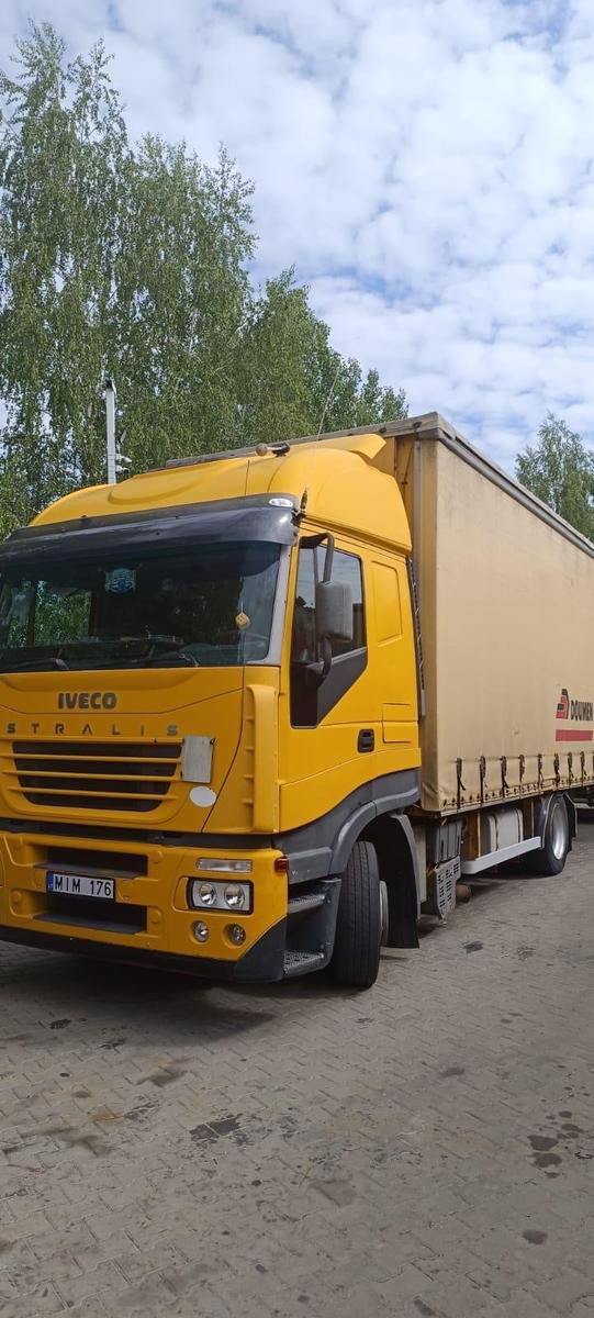 Iveco Stralis 190S43 Pritsche Plane, Klima, Blatt-Luft