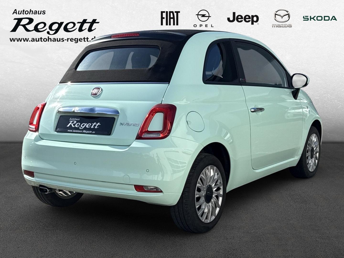 Fiat 500C Lounge Xenon SHZ Temp Berganfahrass. Regens