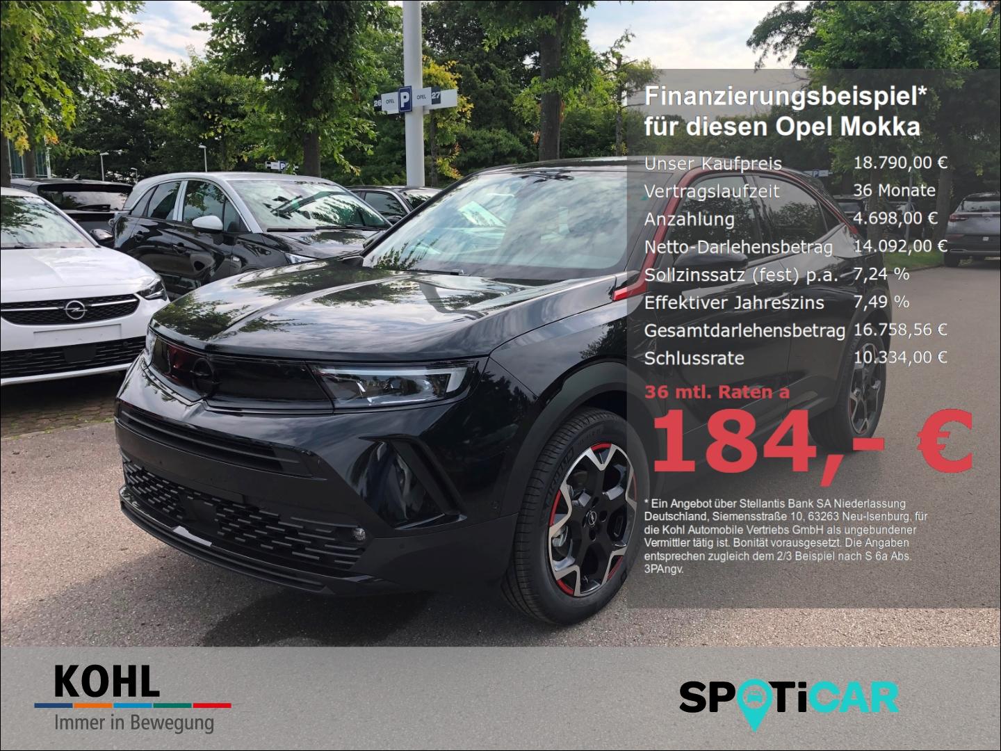 Opel Mokka GS Line 1.2 Turbo Leder LED Navi Tempomat 