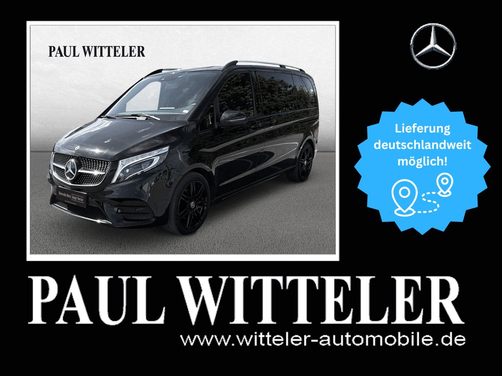 MERCEDES-BENZ V 300 d EDITION Kompakt AMG+AHK+TISCH+KAMERA LED