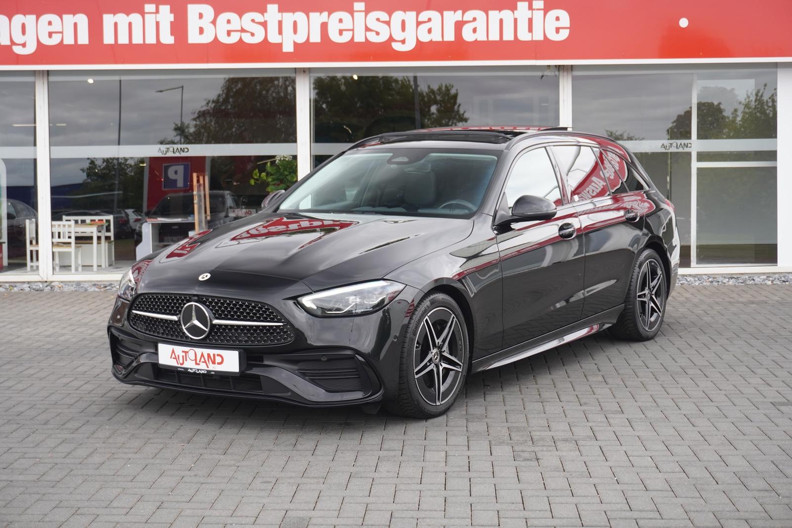 Mercedes-Benz C-Class C180 T-Modell AMG Line LED Navi Panorama Kamera, миниатюра 2