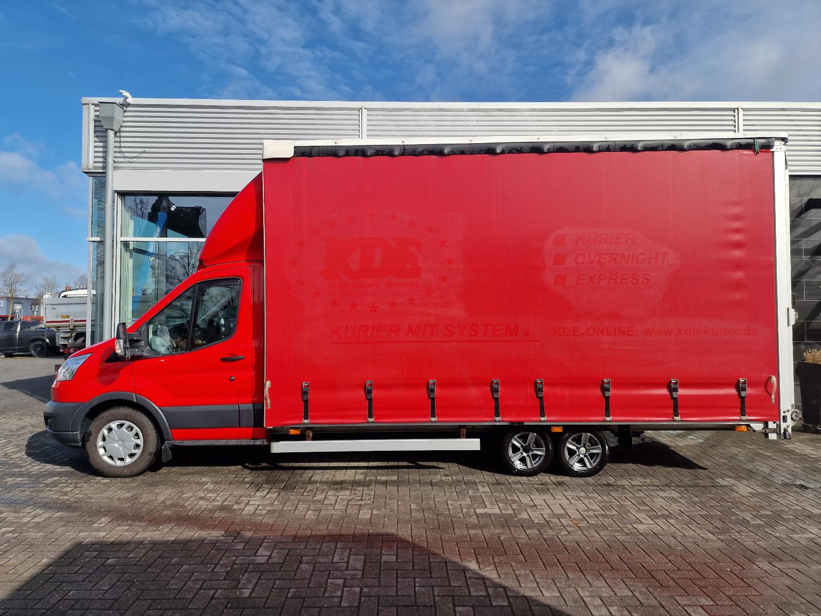 Ford Transit Autotransporter 3 Achser Schiebeplane