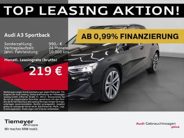 Audi Leasingangebot: Audi A3 Sportback 35 TDI LED KAMERA AHK NAVI SPORTSIT